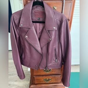 NWOT Blank NYC Women's Vegan Leather Motorcycle Jacket